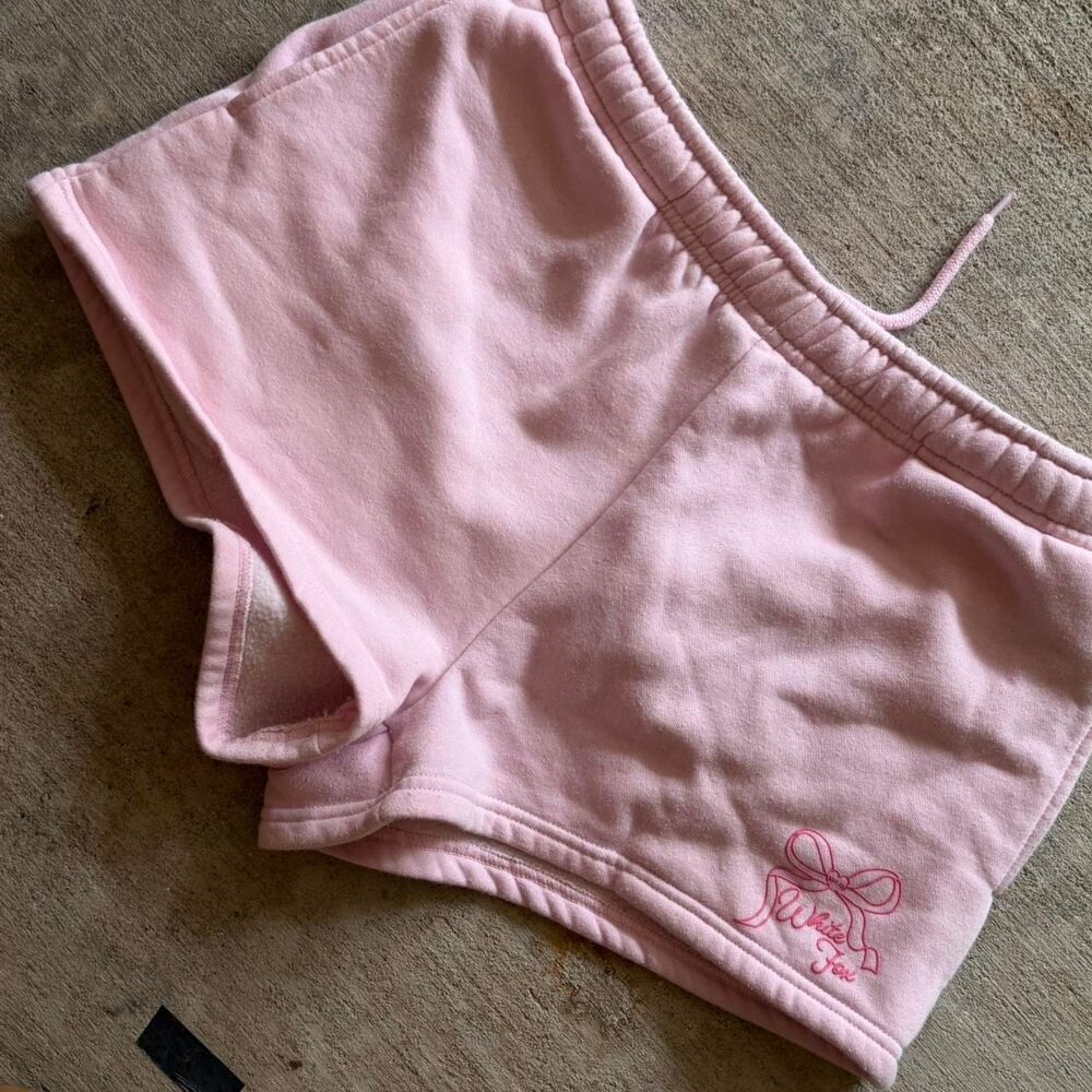 White-fox-boutique Women's Pink Shorts